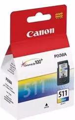 Cartuccia per stampante Canon CL-511 multicolore CHROMALIFE 100+ 2972B001