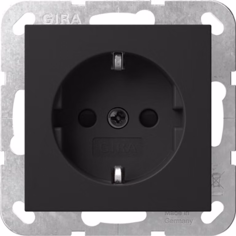 Presa di corrente con messa a terra Gira 4755005