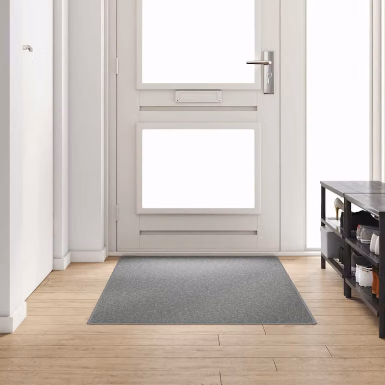 Runner in moquette vidaXL grigio chiaro, lavabile e antiscivolo, L 100 cm x P 200 cm