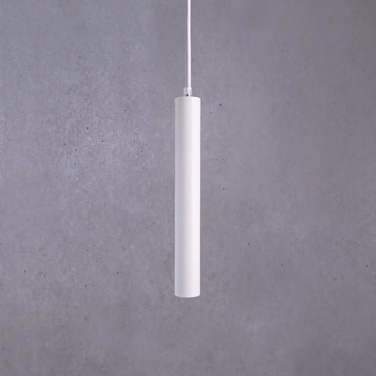 Deko-Light Lampada LED a sospensione Slim, bianca, alluminio, 2.700 K dimmerabile, Bianco / Opale, Soggiorno / Sala da pranzo, Alluminio, Moderno