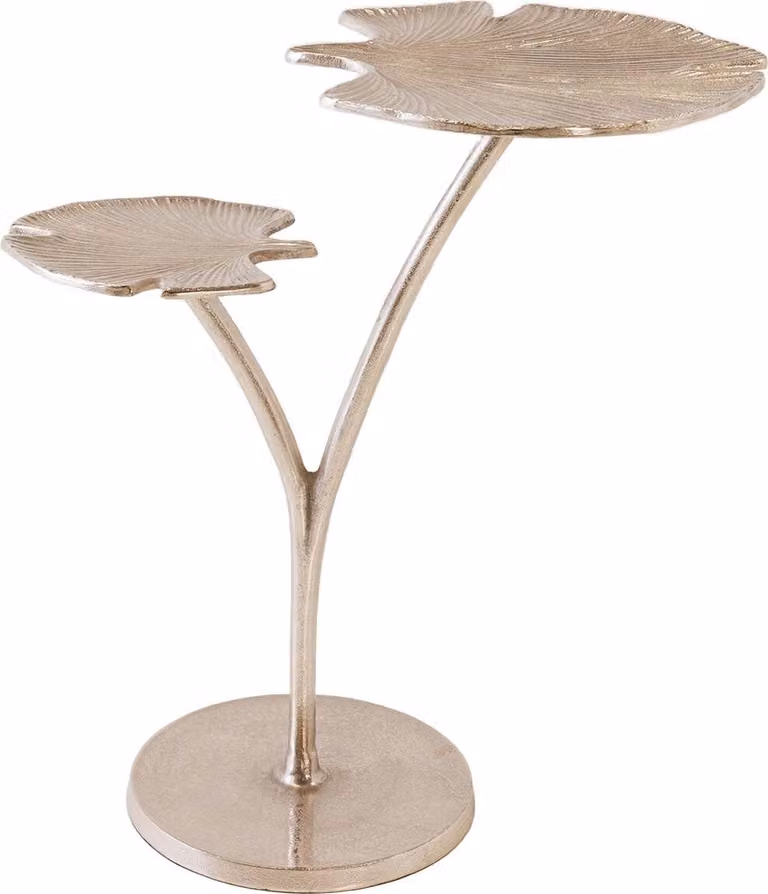 Tavolino da 55 cm, design argento, moderno, per soggiorno - ACQUISTA ORA
