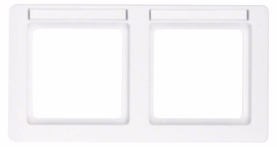 Berker 10226019 Cornice con campo di scrittura bianco polare, comprensiva di Berker Q.1