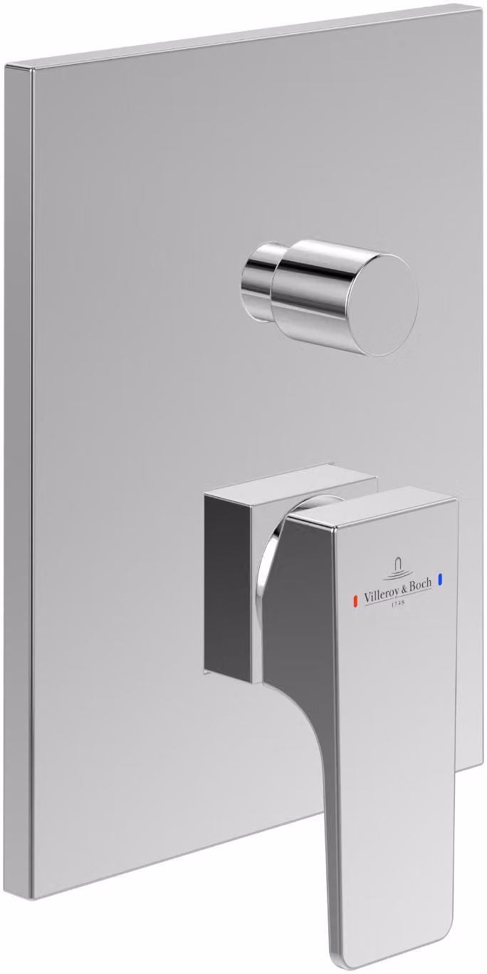 CASA39 Villeroy & Boch Architectura Square Miscelatore vasca da bagno da incasso TVS12500300061