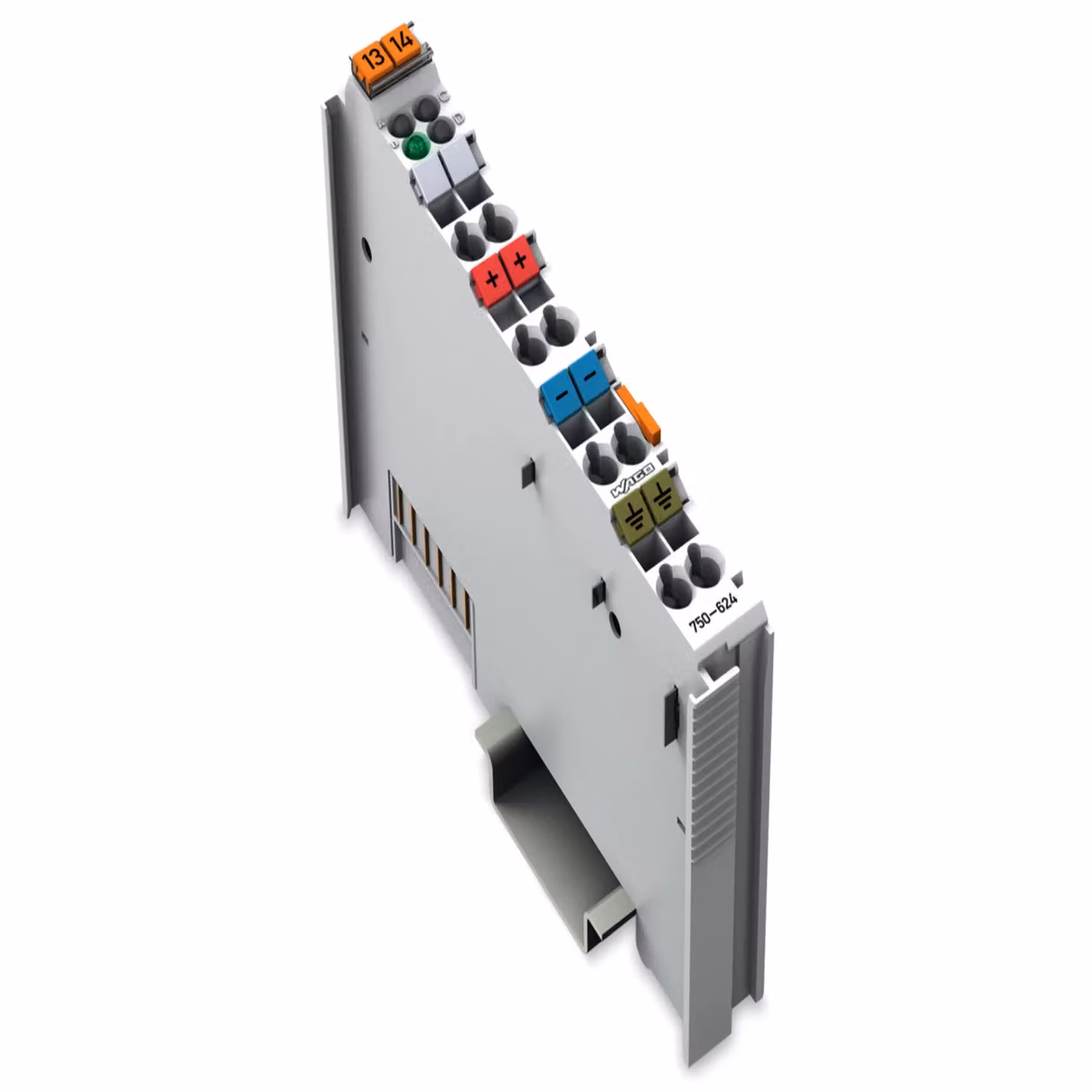 Filtro di alimentazione da campo WAGO (Surge); 24 V CC; grigio chiaro 750-624