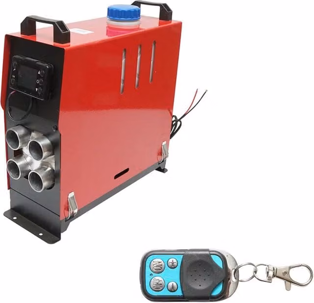 RISCALDATORE D’ARIA RISCALDATORI DA PARCHEGGIO PER L'AUTO RISCALDATORE PER AUTO Riscaldatore stazionario 12V, 5KW, display LCD, con telecomando