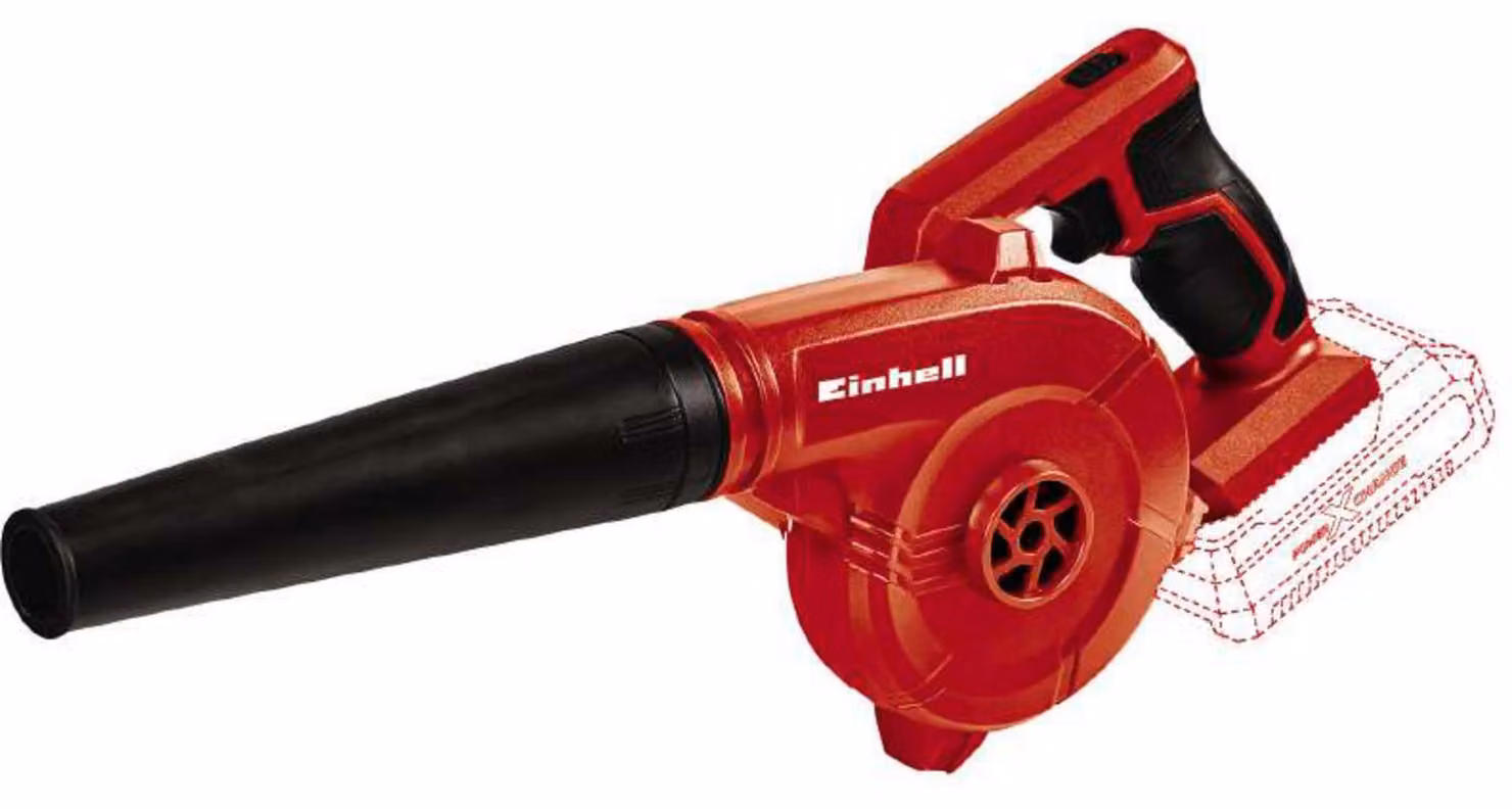 Einhell TE-CB 18/180 Soffiatore a batteria Li-Solo 180 km/h Nero, Rosso 18 V