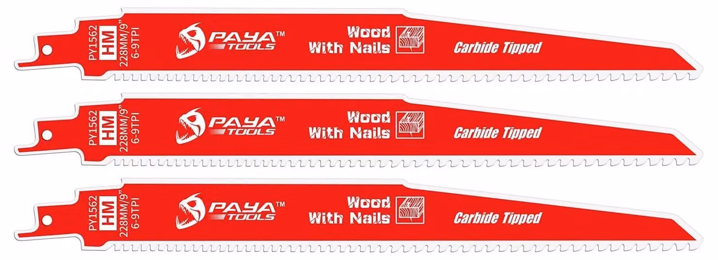 Set di 3 lame per sega circolare, adatte per legno e metallo