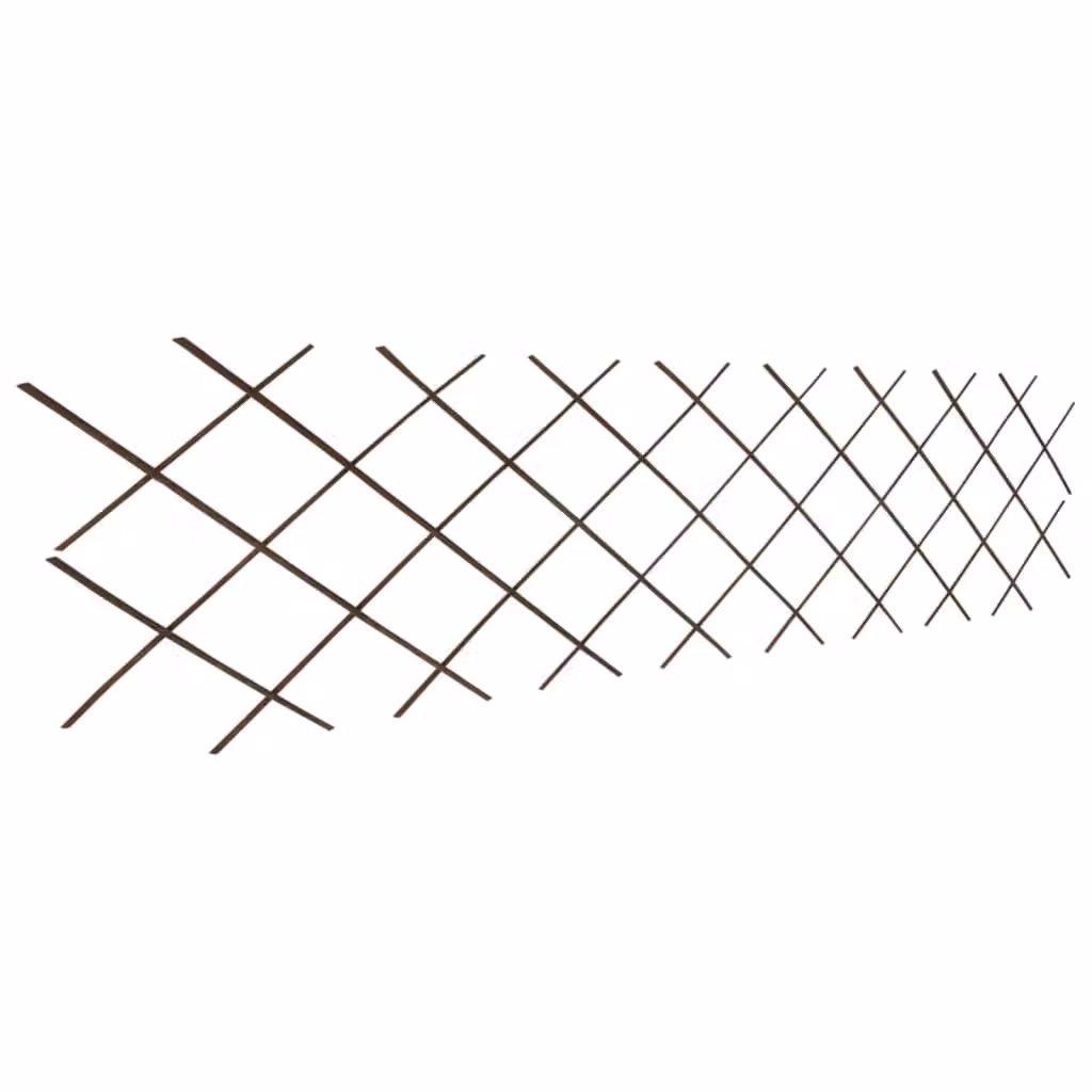 vidaXL Recinto a traliccio in salice 5 pezzi 180×60 cm