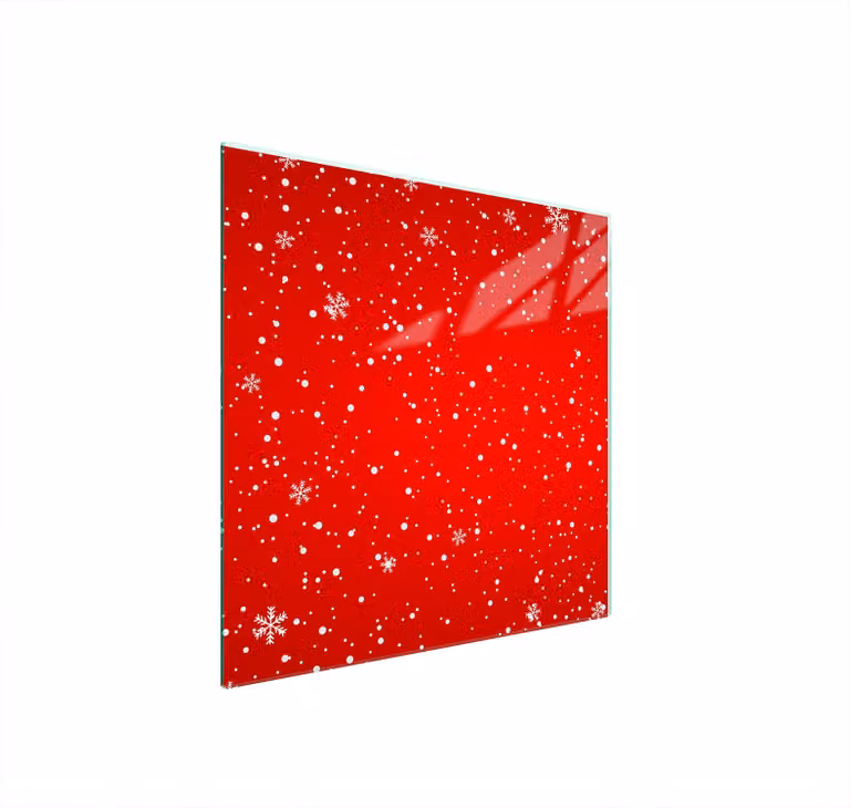 Piastra Di Protezione In Vetrina Per Levatori 50X52 Rossa