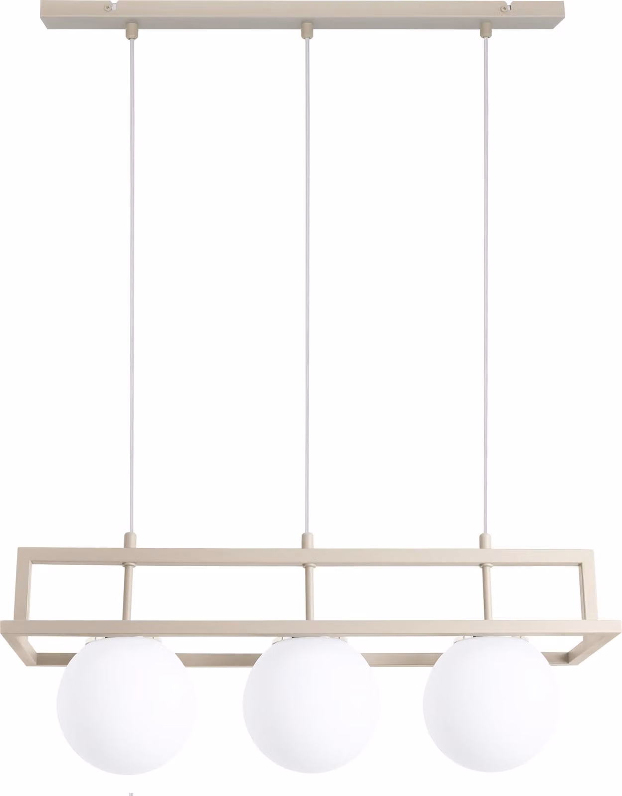 Lampada da soffitto Celeste cashmere-oro a 3 luci con paralumi bianchi E14 – elegante illuminazione da soffitto per il soggiorno