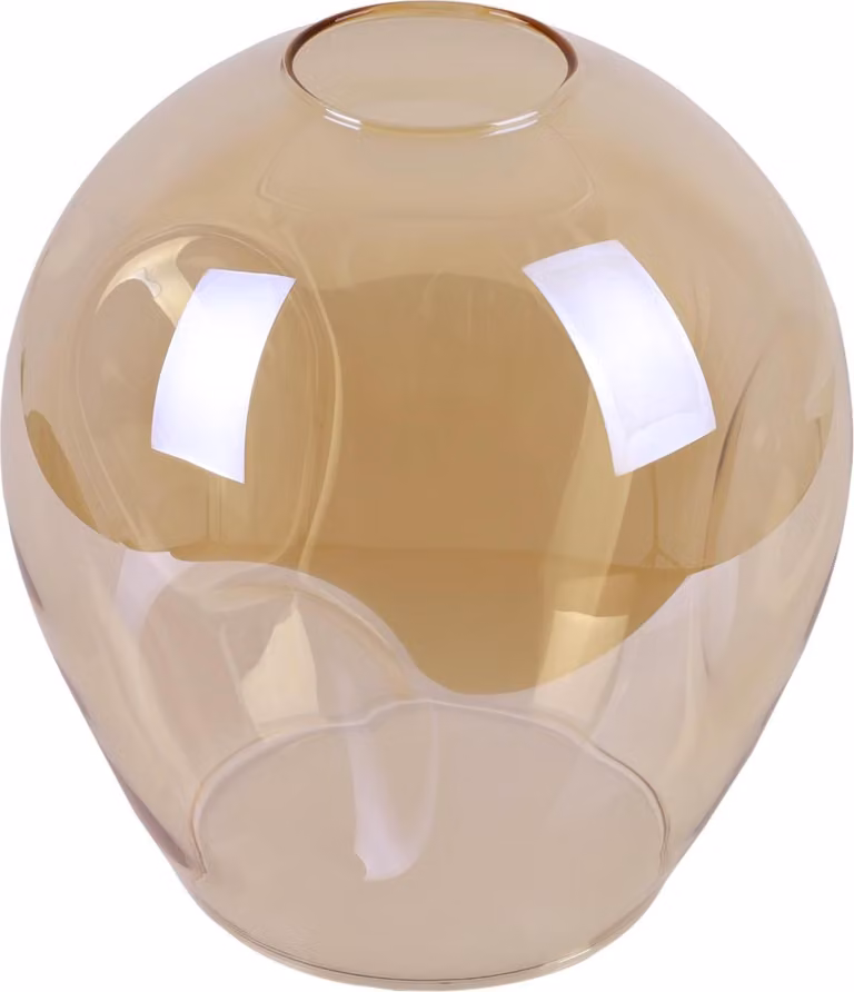 Paralume Praga color miele 14 cm – elegante paralume in vetro per un'illuminazione calda degli ambienti