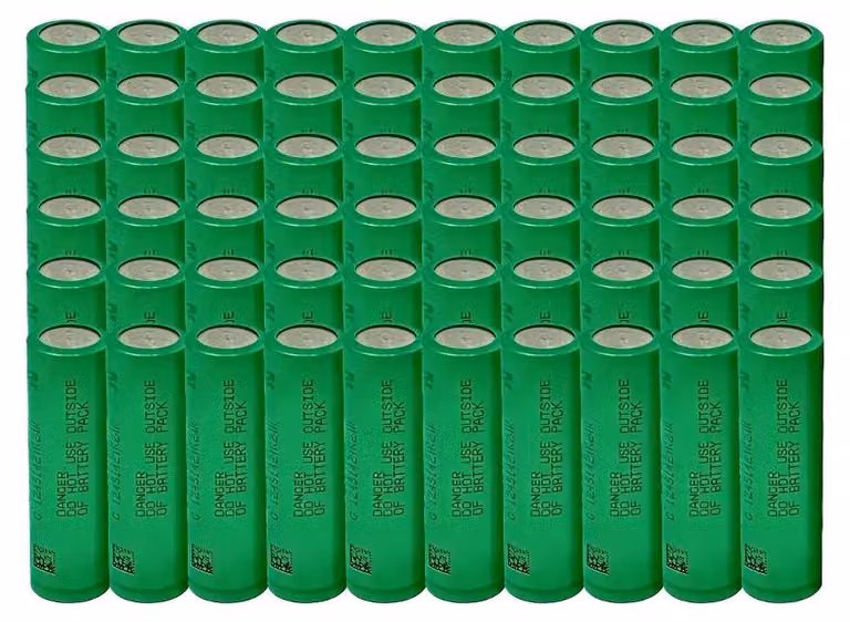 Batteria agli ioni di litio, capacità 3000mAh, tensione 3.7V, confezione da 60 pezzi, 3,7 V