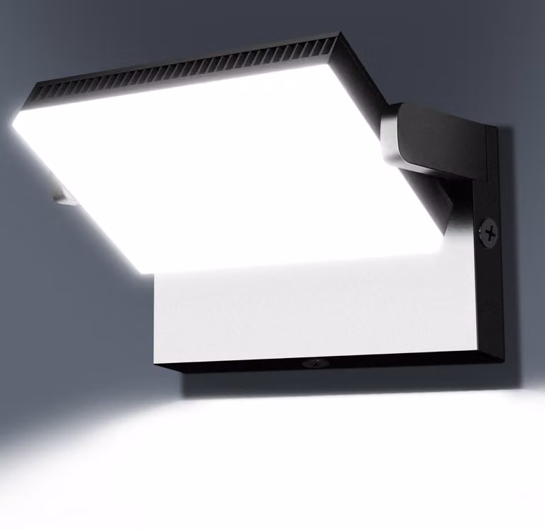 Faretto LED da esterno, 150 W, 6000 K, colore nero, 17000 lumen, grado di protezione IP65