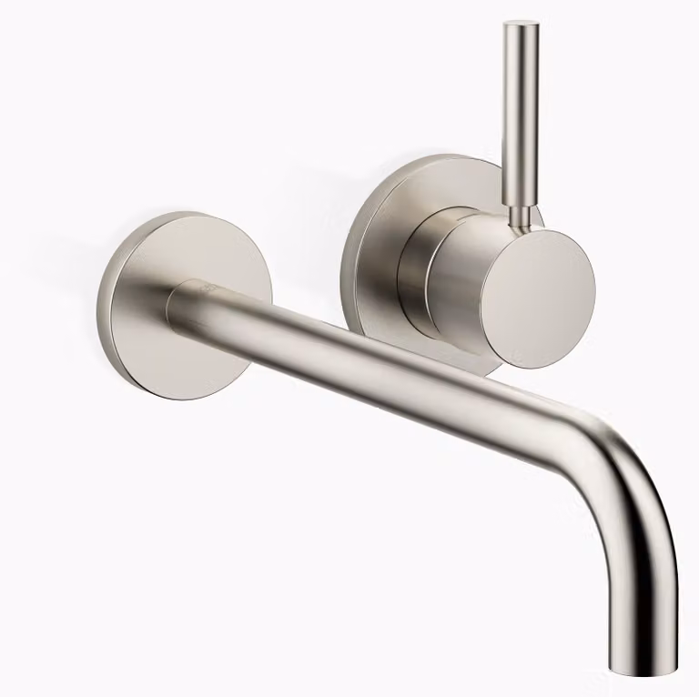 Dornbracht META Mitigeur monocommandé mural pour lavabos sans vidage, saillie 250mm, bec fixe, 36863660-06, 36863660-06