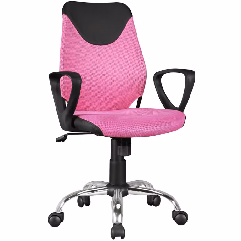 Sedia da tavolo per bambini KiKa Black Pink per bambini a partire da 6 anni