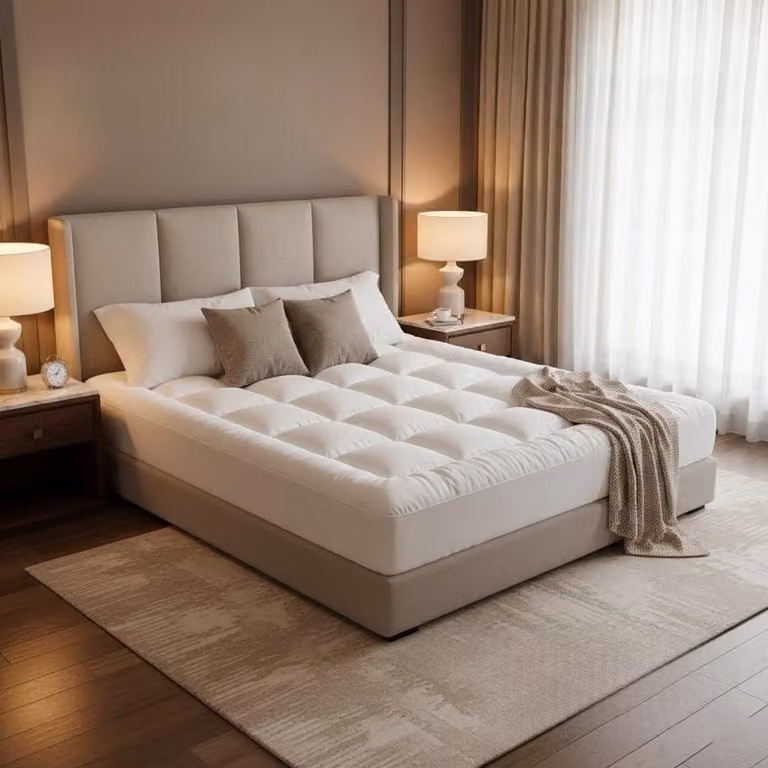 Topper per materasso, 10 cm di spessore, in microfibra, dimensioni 120x190 cm, ipoallergenico, morbido