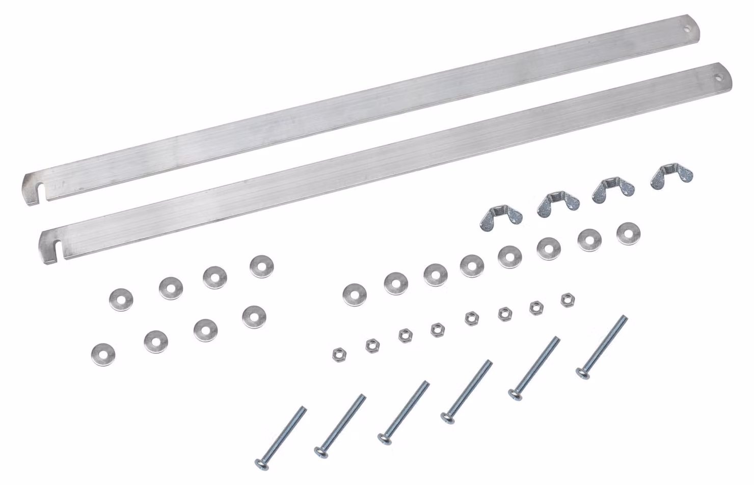 Set di puntelli rigidi Hymer smontabili per scale a pioli a gradini, lunghezza 0,26 m