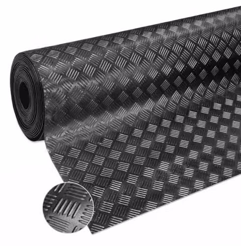 emmevi Passatoia Gomma Isolante Antiscivolo Tappeto Copri Pavimento Lamiera Zerbino Robusto 100x700 cm