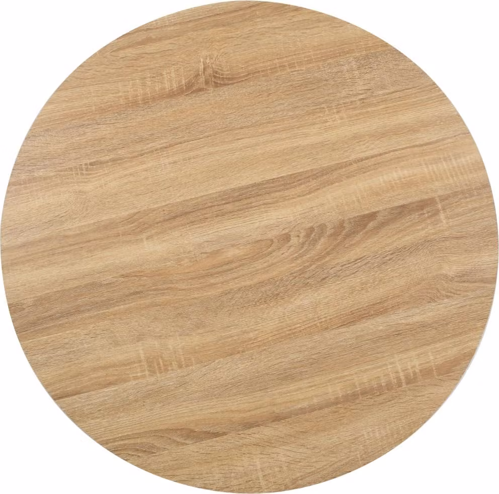 vidaXL Tavolo da bistrot marrone chiaro 80 cm MDF