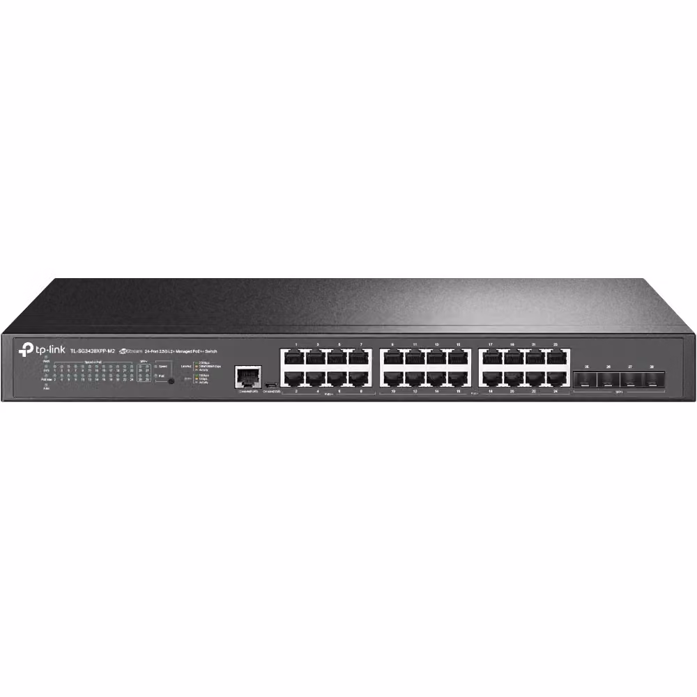 TP-Link Omada SG3428XPP-M2 Switch di Rete Gestito L2+ con porte Ethernet 2.5G e supporto PoE, Nero – 2