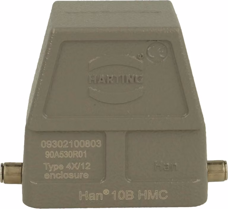 HARTING Han 10B HMC Custodia a vaschetta alta senza uscita cavo, per 1 staffa (nella parte inferiore) - 1 pezzo