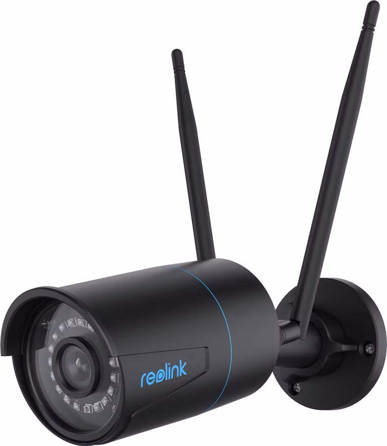 Reolink W320-B - Telecamera di sicurezza per esterni da 5 MP, Wi-Fi a 2,4/5 GHz, rilevamento di persone/veicoli/animali, visione notturna a 100 piedi