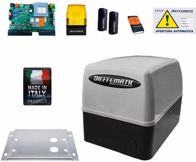 KIT CANCELLO SCORREVOLE APRICANCELLO COMPATIBILE CON LIEVORE 400 KG KV4