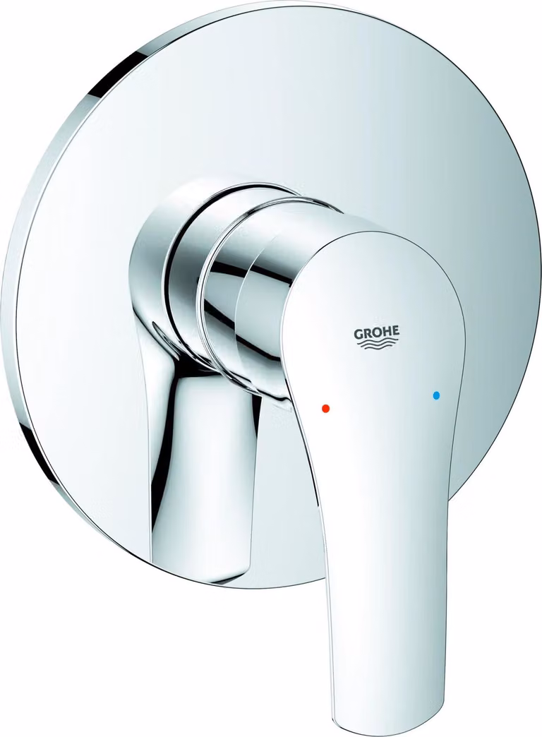 Grohe Eurosmart, miscelatore monocomando per doccia, 24042_3, set di montaggio finito, per Rapido SmartBox, senza set di montaggio grezzo, cromato, 1 pz.