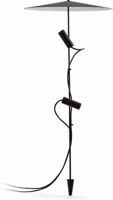 CLAP 1030 Picchetto nero 2x6W 3000K 38§ con schermo 24V