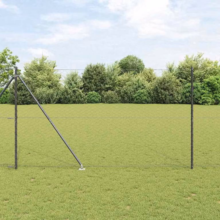 Maison Exclusive - Palo della recinzione Grigio 50 x 1,6 m (rete da 50 mm)