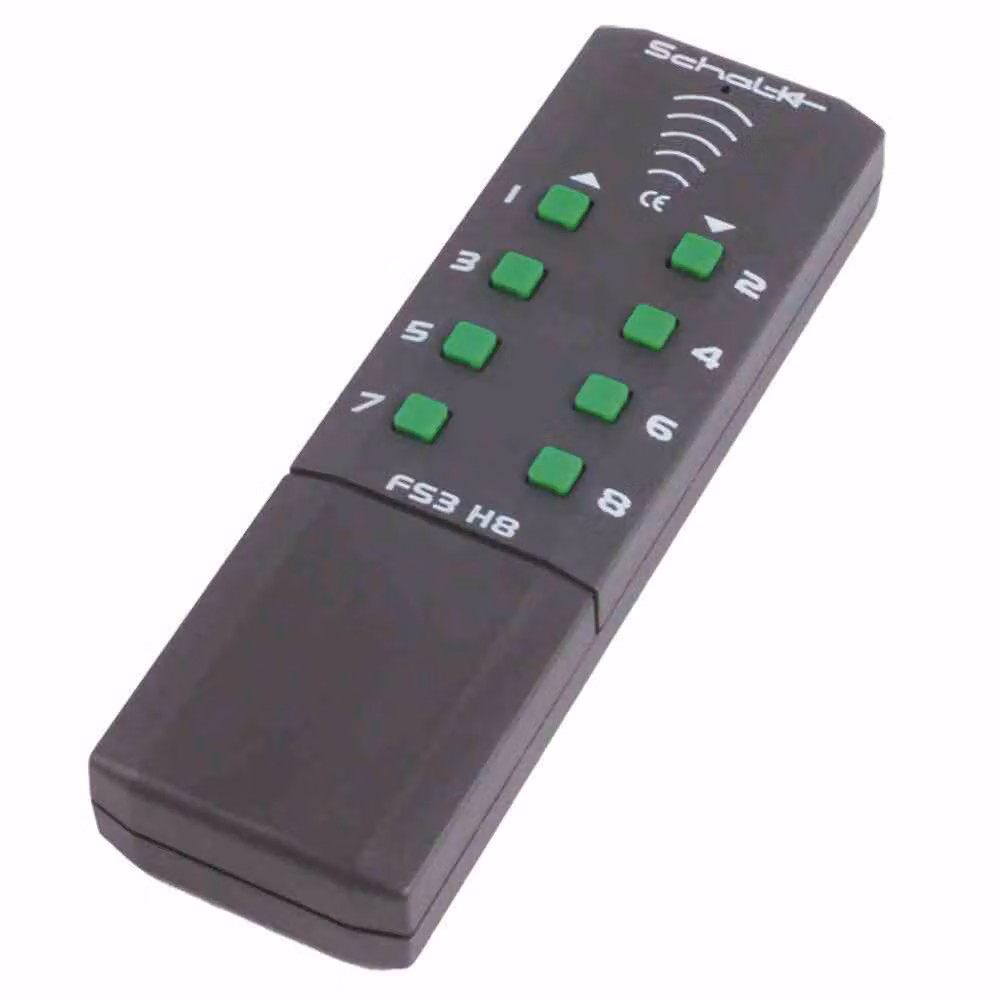 Trasmettitore radio portatile Schalk a 8 canali 3V DC incl. FS3 H8
