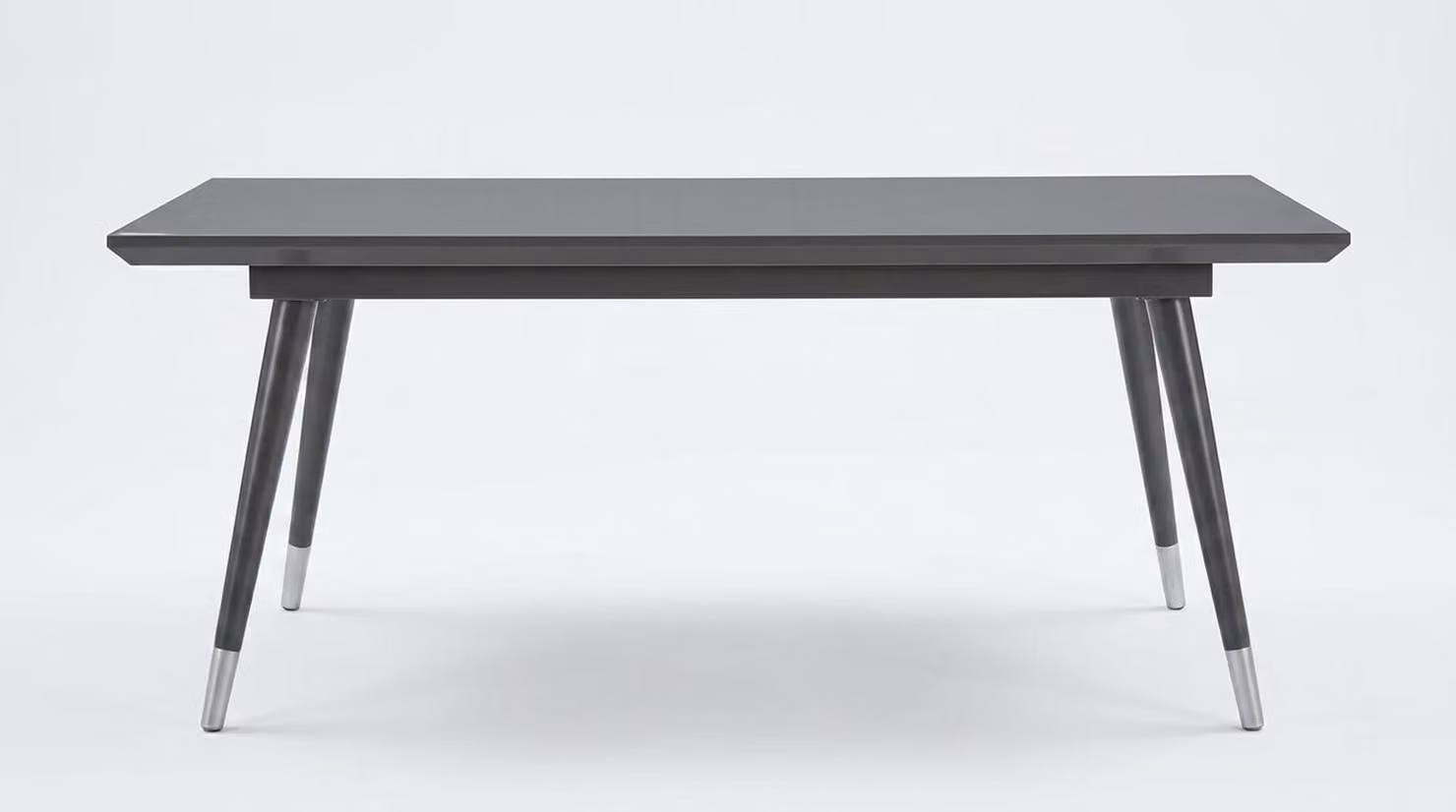 Tisch Konsole Spiegel Wohnzimmer Stil modern grau rechteckig ausziehbar