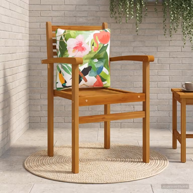 vidaXL Cuscino per schienale PUTTEN Multicolore in 100% Poliestere