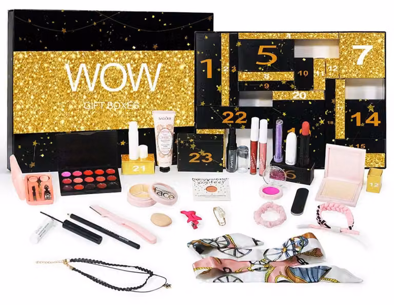 Elzusha - Calendario dell'Avvento di Bellezza 2025 con 24 prodotti di make-up