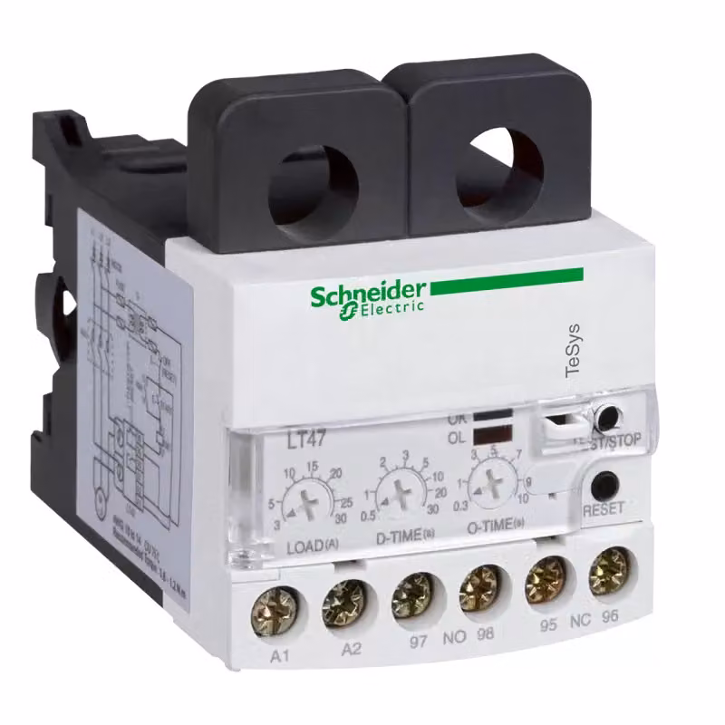 Schneider Electric Relè elettronico di sovracorrente TeSys LT47, manuale, 3-30 A, 200-240 V CA LT4730M7S