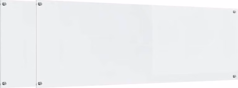 Schienale da cucina 2 pcs Trasparente 120 x 40 cm