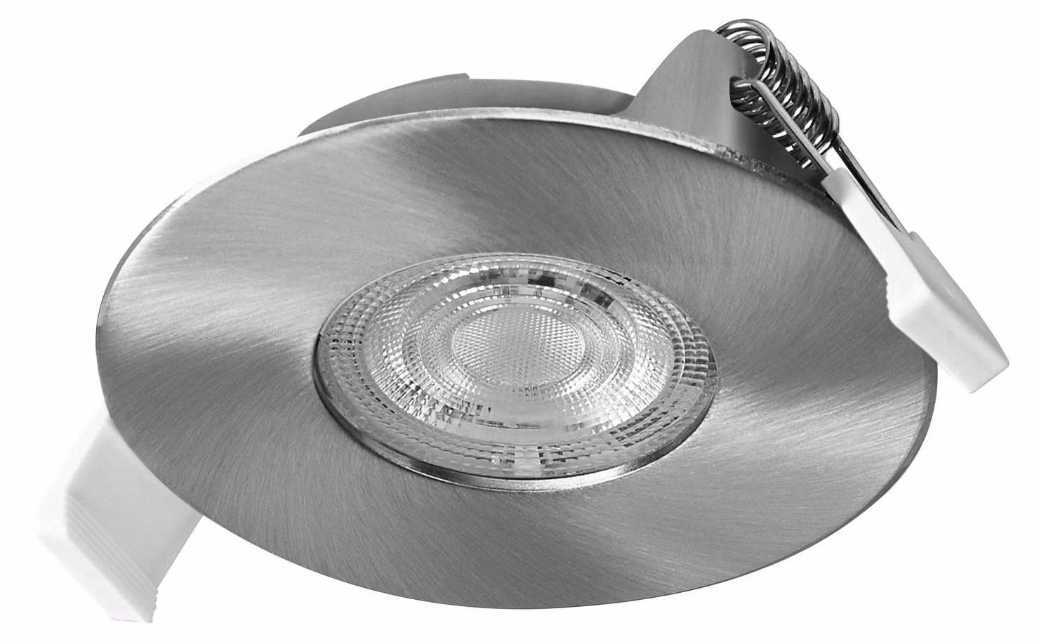 Set di faretti da incasso LED OSRAM Spot Set DIM IP44 4,9 W nichel satinato, set da 3 pezzi per bagno, dimmerabili, orientabili, bianco caldo 2700 K