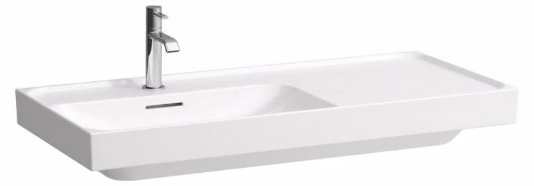 LAUFEN MEDA lavabo, encastrable, tablette à droite, 1000x460mm, 1 trou pour robinet, sans trop-plein, H8171180001111, H8171180001111
