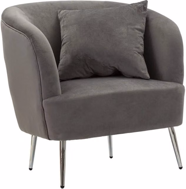 Poltrona Silvery Con Cuscino cm 73x66x78
