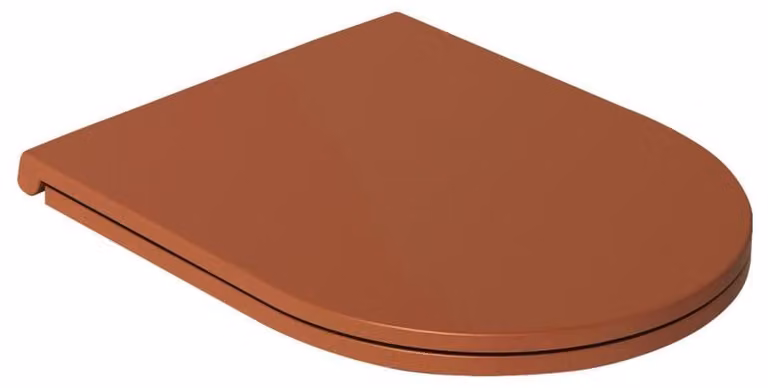 Isvea INFINITY Sedile WC SLIM, chiusura ammortizzata, facile da rimuovere, color terracotta