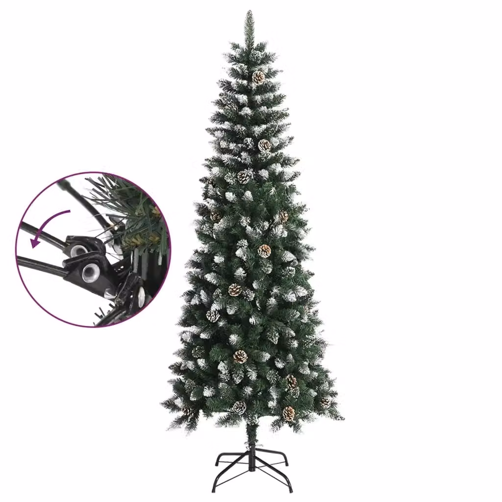 Albero di Natale artificiale verde vidaXL, Altezza: 240 cm – 2