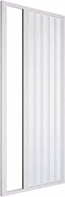 Box doccia a nicchia DianFlex con soffietto riducibile bianco L: 65-80 cm, H: 185 cm
