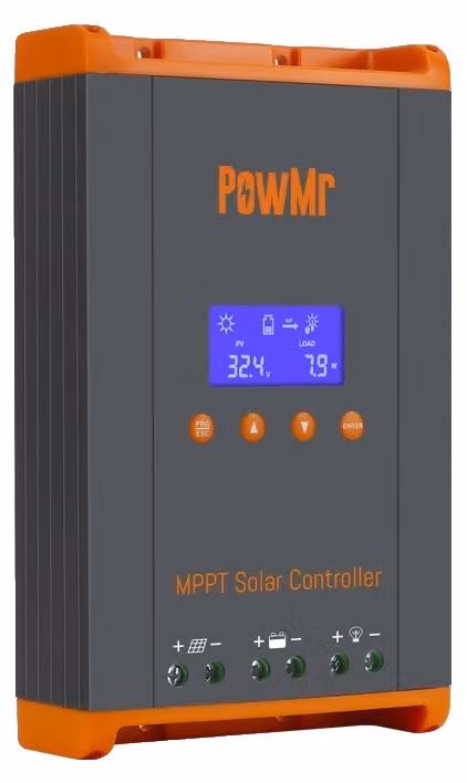 Regolatore di carica solare, corrente massima 60 A, compatibile con diversi tipi di batterie, 60 A