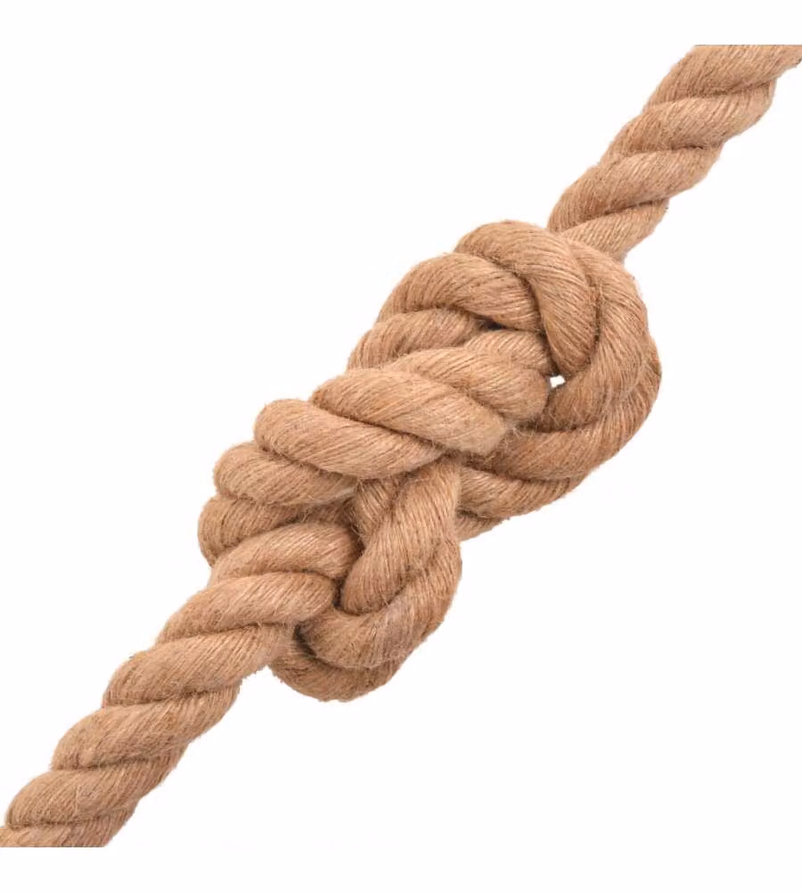 Corda in juta 100% vidaXL colore beige, diametro 14 mm, lunghezza 100 m – 2