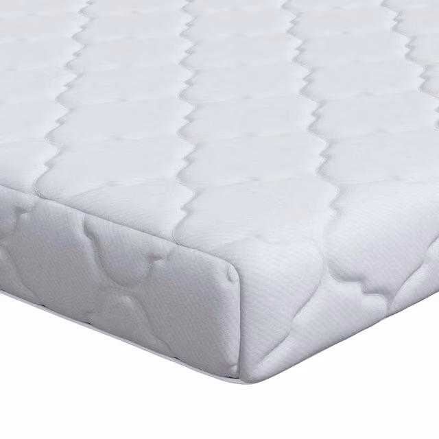 Materasso Bianco 200 x 200 cm Tessuto Jacquard