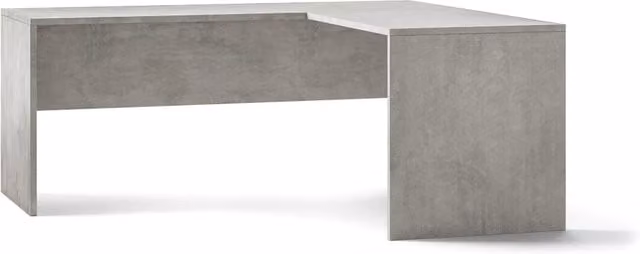 Scrivania Angolare Dx 180x76x169 cm Cemento