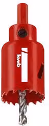 Sega a tazza bimetallica per trapano kwb EXPERT 598735 colore rosso Diametro: 35 mm