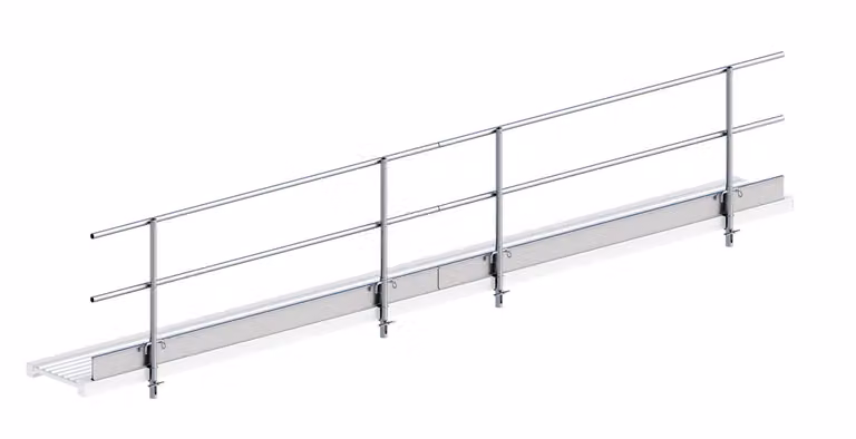 Protezione laterale Layher per trave in alluminio 600, lunghezza 6,15 m