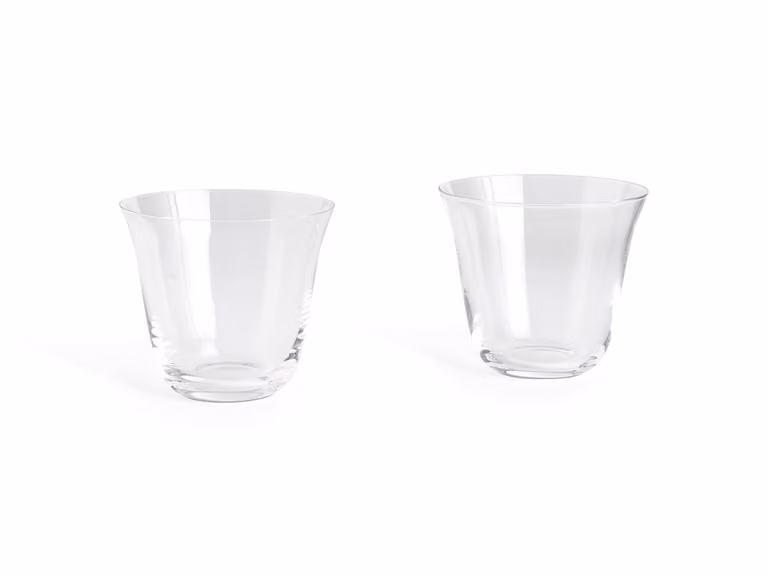 Curve Bicchieri Tumbler Set di 2 - Trasparente