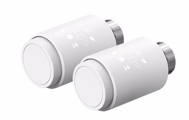 2 termostati WiFi intelligenti per radiatori App Tuya, Alexa e Google Olympia HT-02Y